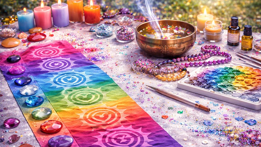 Chakra and color therapy class at Elev8 Arts in Colorado Springs