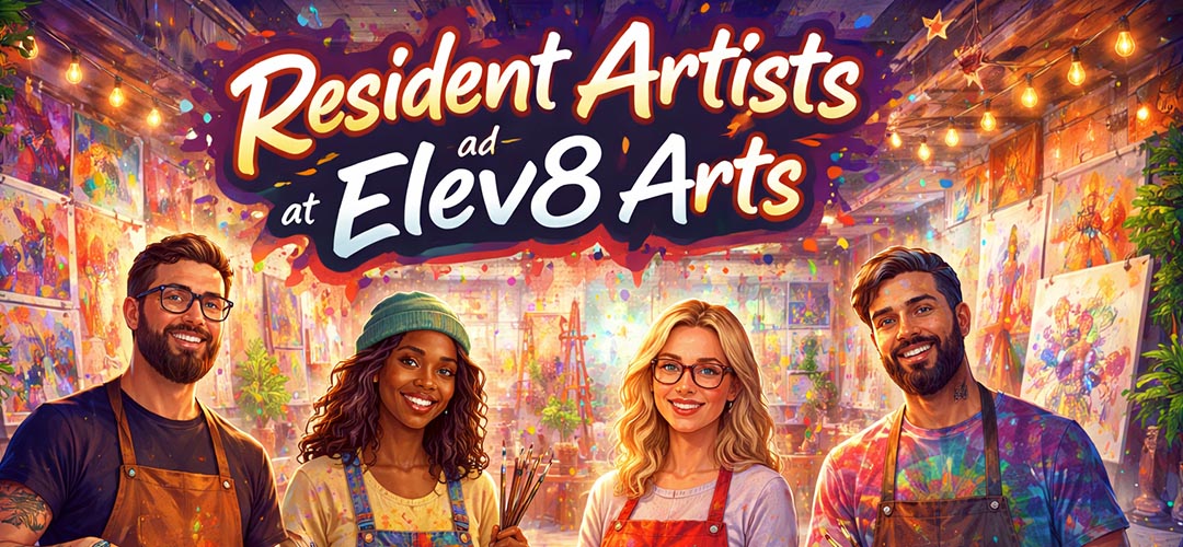 Resident artists at Elev8 Arts in Colorado Springs