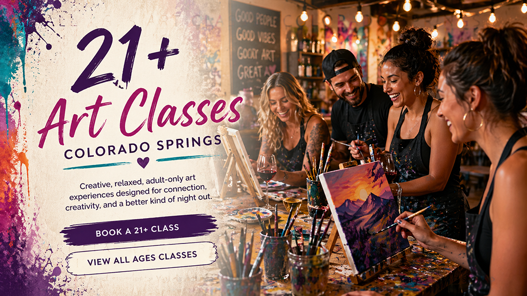 21 plus glow paint night in Colorado Springs