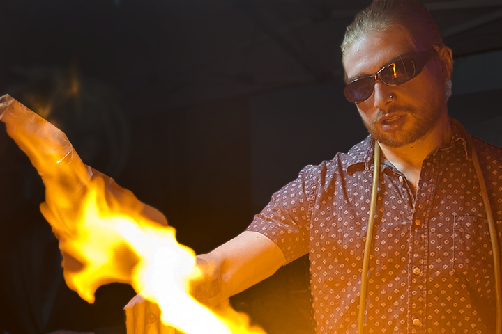 Adam Boyle artist at Elev8 Arts