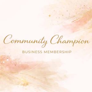 Community Champion – Business Membership