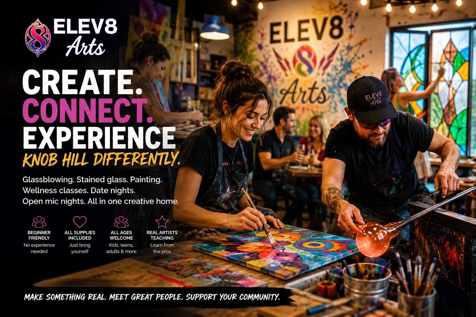 Elev8 Arts creative classes in Colorado Springs