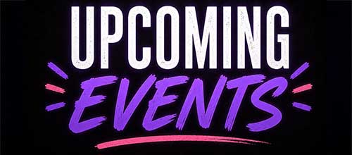 Upcoming events